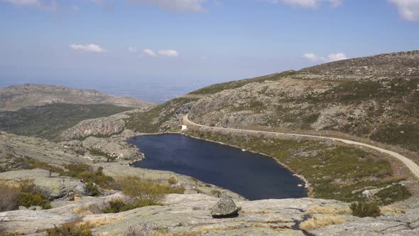 Lagoa Covao do Curral in Serra da Estrela, Portugal