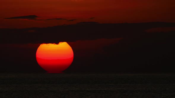 Sunset Landscape at Phuket, Timelapse