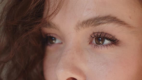Closeup of a Girl's Eyes