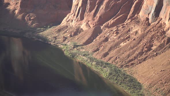 Colorado River in the canyon