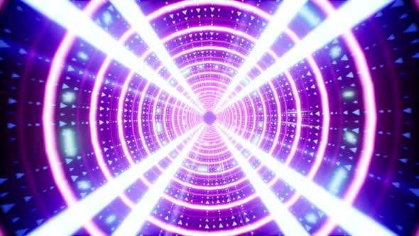 Abstract Glowing Rays Rotation Tunnel 4K 01 alt