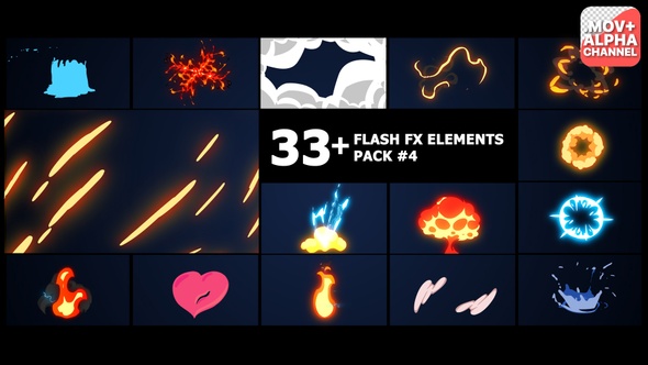 Flash FX Elements Pack 04 | Motion Graphics alt