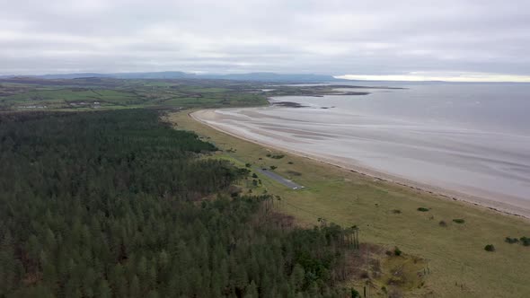 Aerial View of Murvagh in County Donegal Ireland