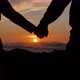 Dramatic Break Up Couple Separating Their Hands at Sunset Love Story Ending Family Breakup at - VideoHive Item for Sale
