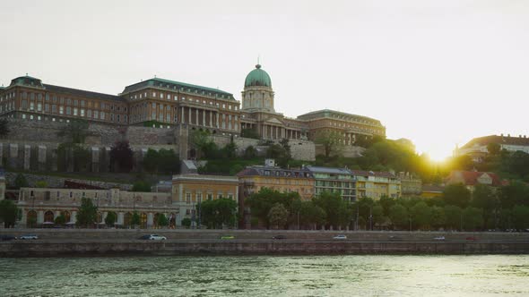 Buda Castle in the evening