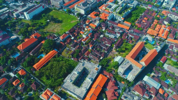 Flight Overlooking the City of Bali on the Indian Ocean 66