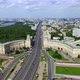 Aerial View of Highway Interchange in Moscow City Russia - VideoHive Item for Sale