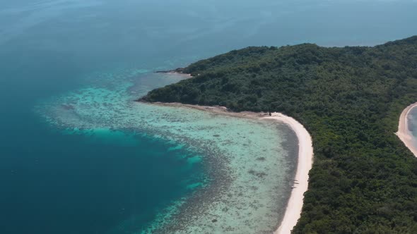 Aerial View of Coron Island in Palawan, Philippines