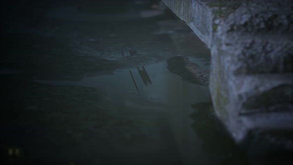 Ruins of a Very Heavily Polluted Industrial Factory alt