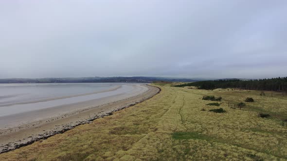 Aerial View of Murvagh in County Donegal Ireland