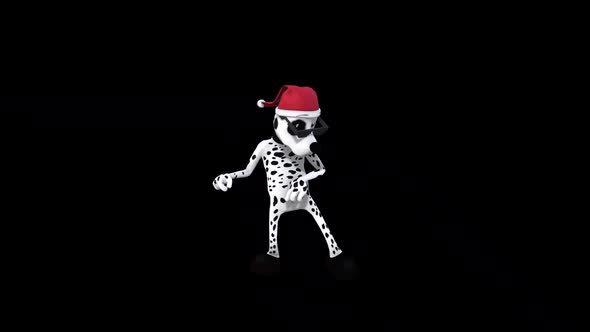 Cartoon Dalmatian Dog Dance 2