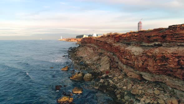 Rocky Reef Of Shore