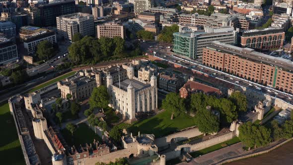 Aerial View of Royal Castle Complex