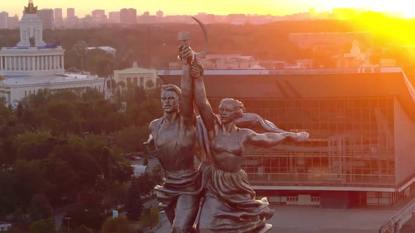 A Soviet Monument in Russia