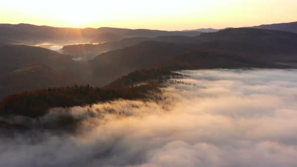 Foggy Morning Mountains 2