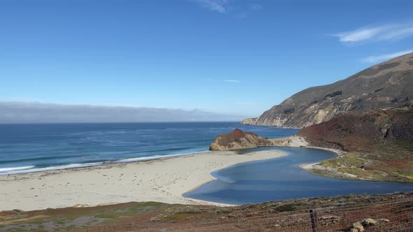 Time Lapse of the rugged coastline of California
