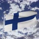 Finland Flag With Sky - VideoHive Item for Sale