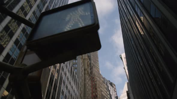 Midtown Manhattan New York City Crosswalk in the Daytime