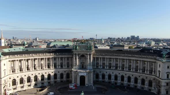 Flight From The Neue Burg In Austria, Vienna