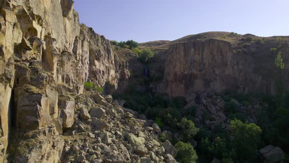 Aerial Birds Eye View Geological Wonder Gulludere