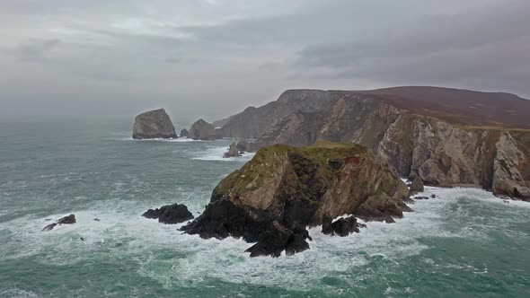 The Amazing Coastline at Port Between Ardara and Glencolumbkille in County Donegal - Ireland