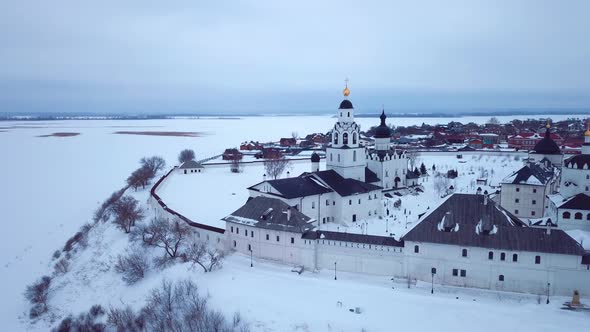 Top View Of Sviyazhsk Island, Sights Of Russia