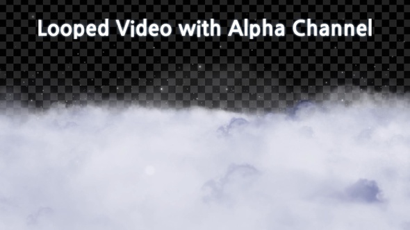 FHD Clouds with Alpha Channel (Looped Video)