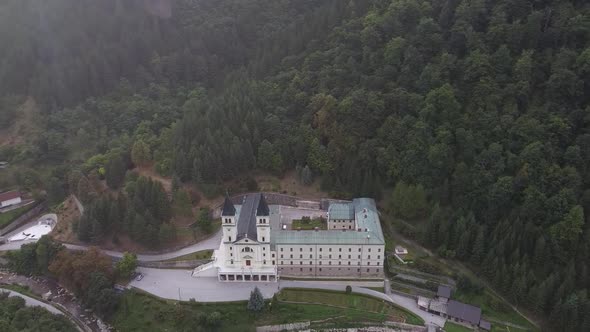 Catholic Franciscan Monastery With Church. Kraljeva Sutjeska V1