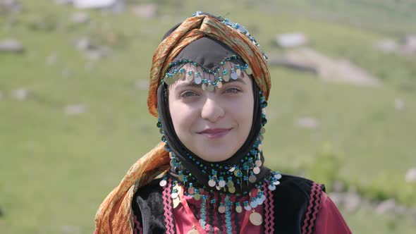 Woman in Traditional Dress
