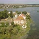Aerial to Starokostiantyniv Castle Built at the Confluence of the Sluch and Ikopot Rivers Ukraine - VideoHive Item for Sale