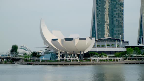 ArtScience Museum and Marina Bay Sands Towers