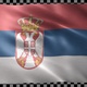 Serbia waving flag looped - VideoHive Item for Sale