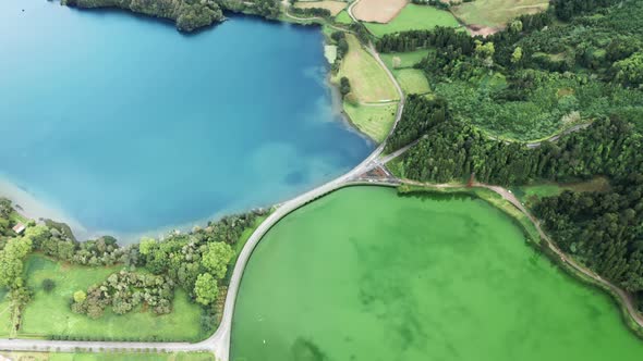 Lagoa Das Sete Cidades Miradouro Do Cerrado Das Freiras Sao Miguel Island