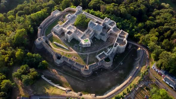 Suceava Old Fortress Aerial View, Romania