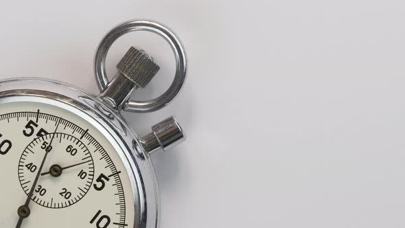 Chronometer on a White Background alt