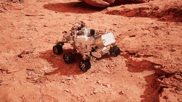 Mars Rover Perseverance Exploring the Red Planet