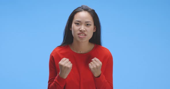 Young Woman Getting Angry