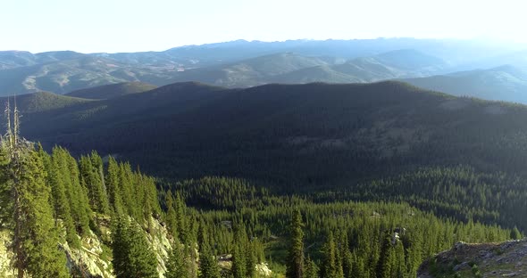 Frying Pan Wilderness is truly a beautiful place in the early morning as this aerial shot reveals.