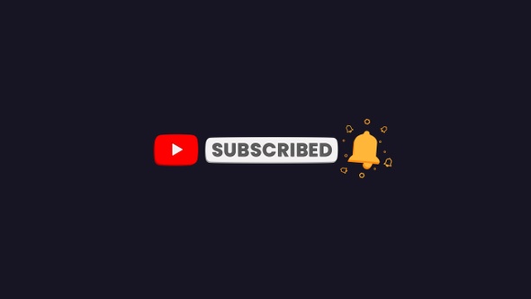 Youtube Subscribe Button 4k