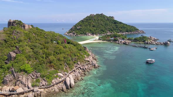 Aerial View at Nang Yuan Island