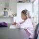 Girl doing homework - VideoHive Item for Sale