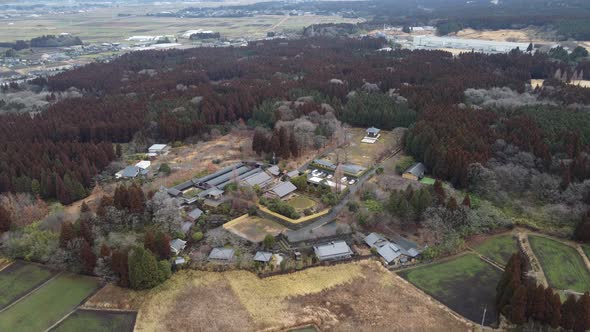 The Aerial view of Kumamoto