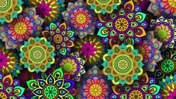 4K Mandala VJ Background Loop - 4K art Motion Background Video - VJ Loops 2020 # Festival