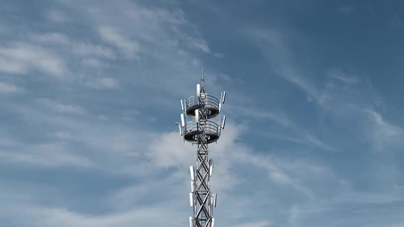 A communication tower