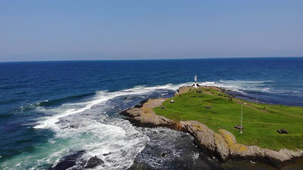 Aerial View of Black Sea Cape Jason