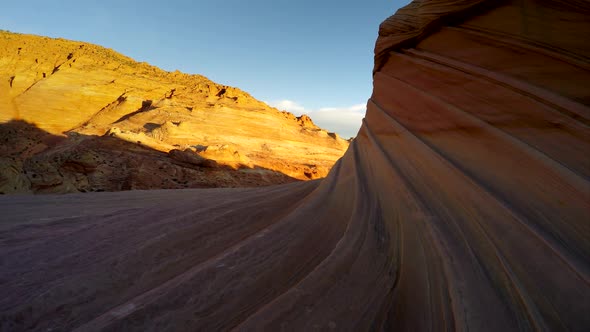 Hiking in Coyote Buttes North, The Wave