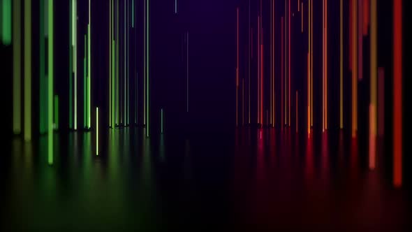 Line Glow VJ Background