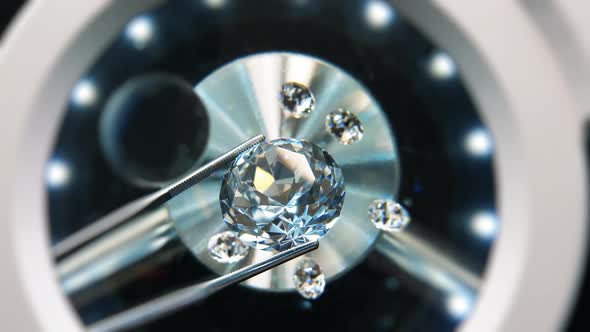 Diamonds Under Magnifying Glass