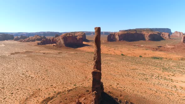 Monument Valley Within the Navajo Indian Reservation