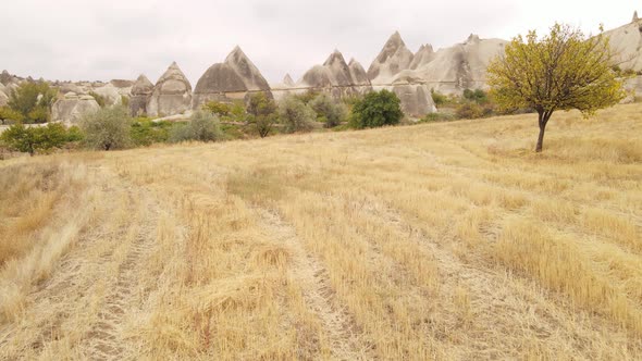 Aerial View Cappadocia Landscape